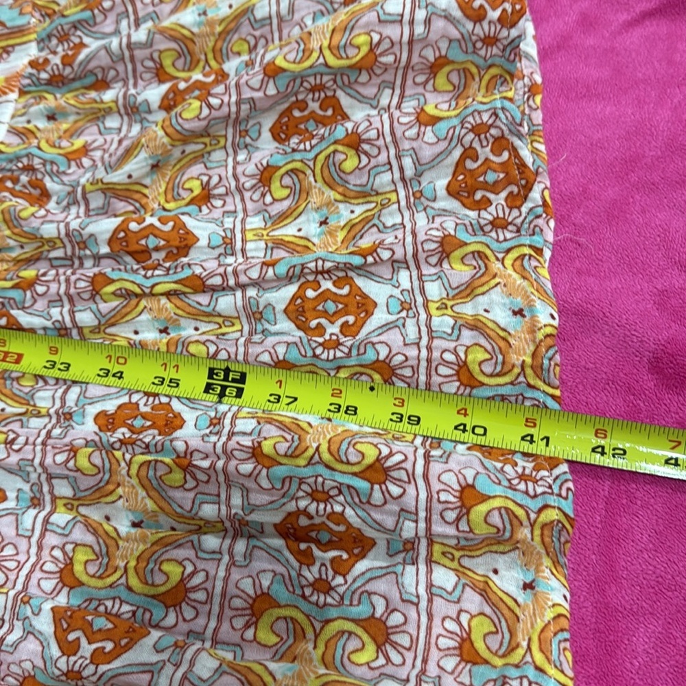 (R3) Anthropologie Florence Floral midi dress Lace collar and embroidered lace - Picture 9 of 14